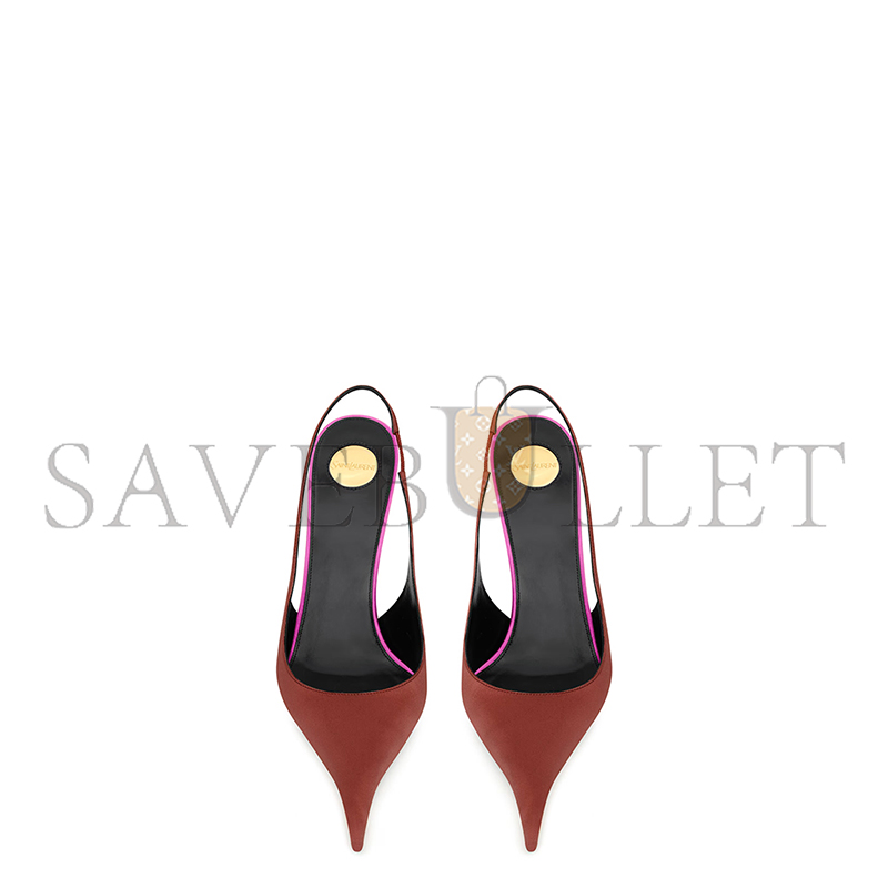 Y51 deroche slingback pumps in satin crepe 8591049qnag6303